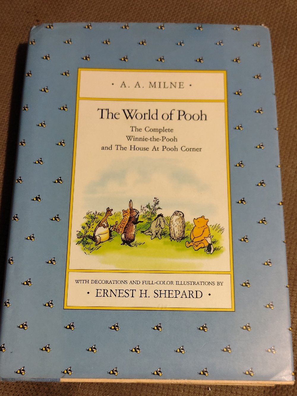 The World of Pooh Hardcover Book - Blue